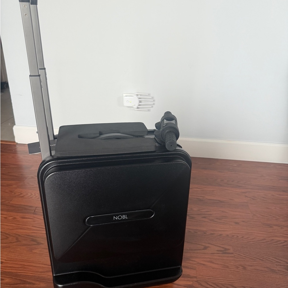 NOBL Black Rolling Suitcase scooter
